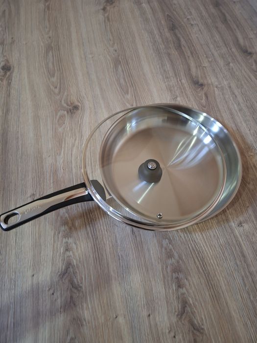 Сковорода Tefal с крышкой нержавеющая сталь