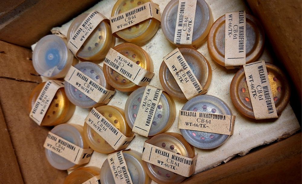 Wkładki mikrofonowe CB 61