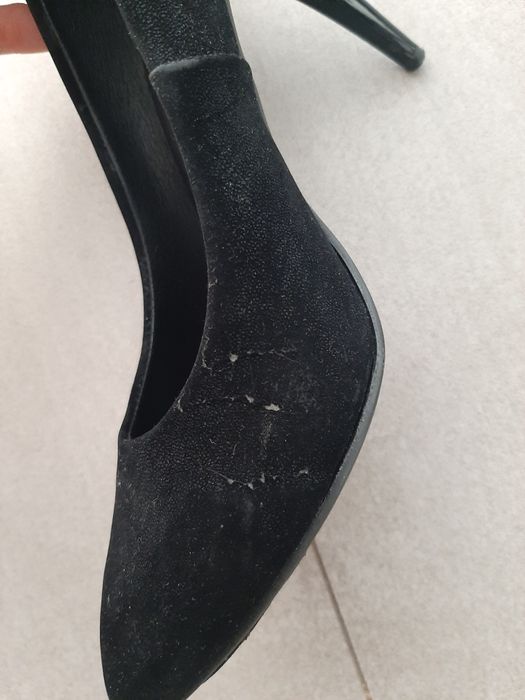 Szpilki czarne obcas