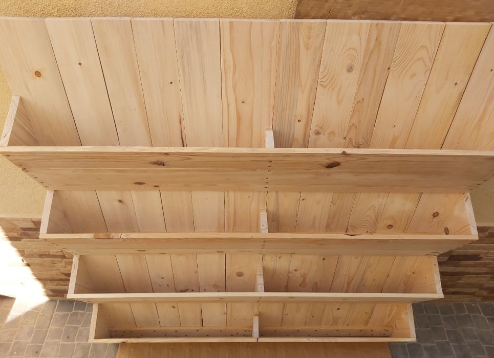 Horta floreira vertical