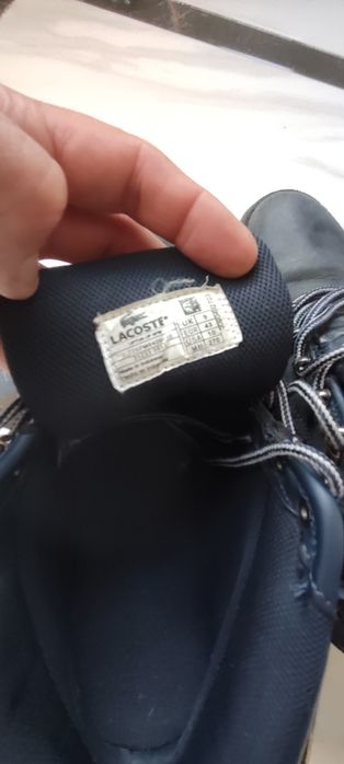 Мужские зимние ботинки Lacoste