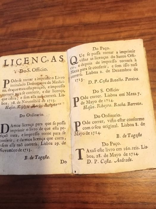 Desengano para a medicina livro RARO