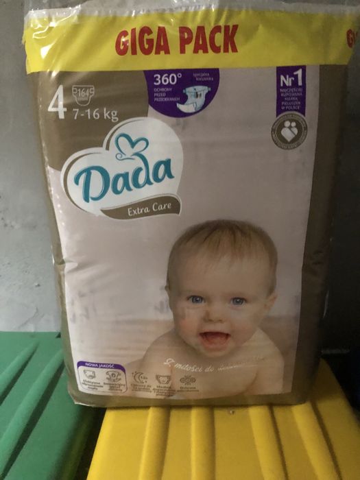 Pampersy 4 Dada 164szt  pieluchy Giga paka