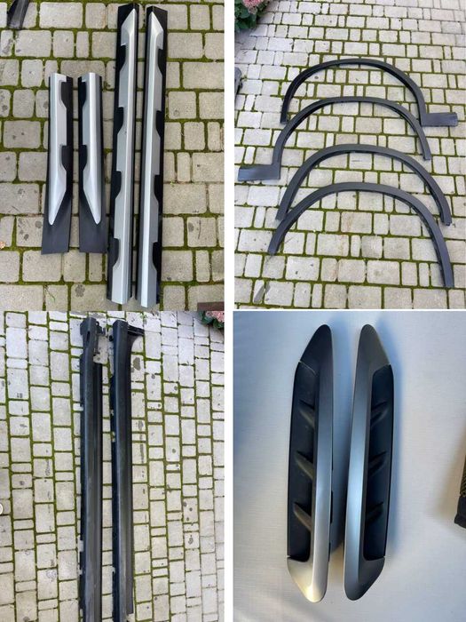 BMW g01 g02 х3 х4  пороги, накладки арок, накладки дверей