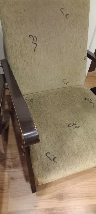 Stary fotel PRL 2szt.