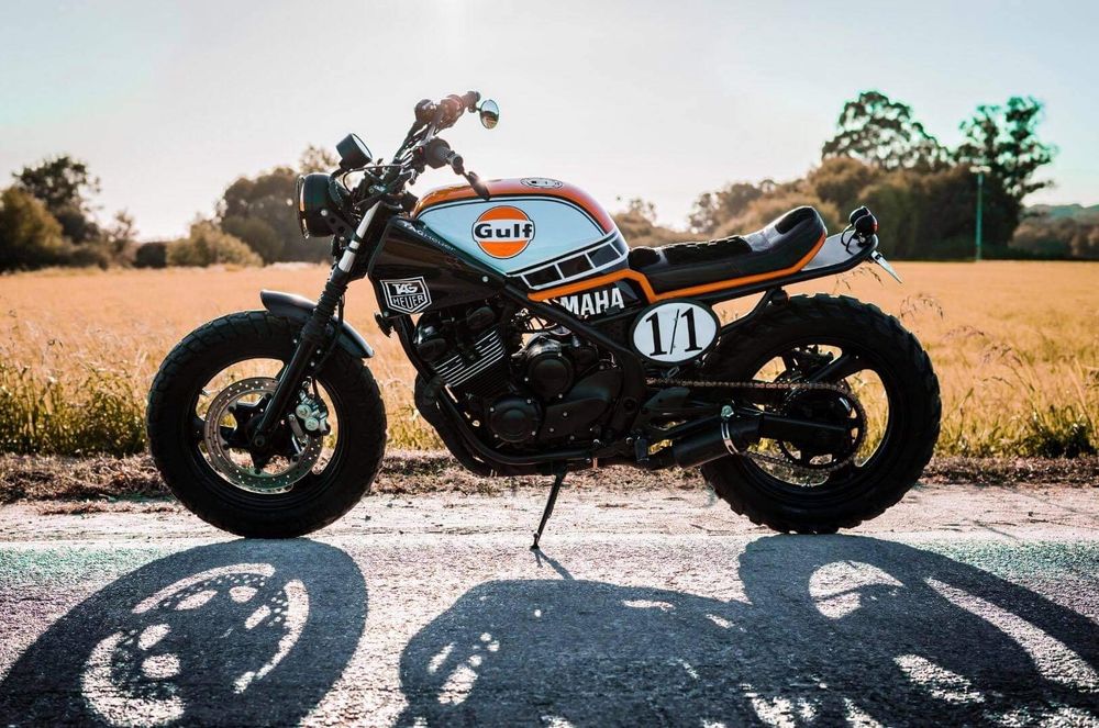 Yamaha xj 600S scrambler GULF