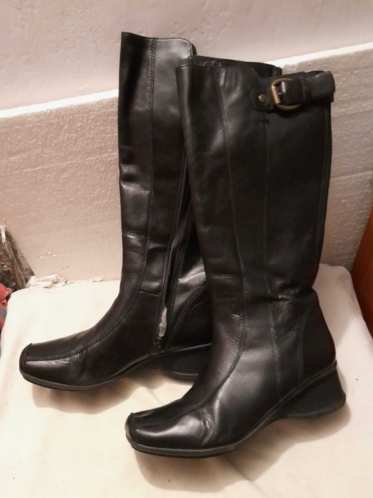 buty kozaki Clarks roz.5/ 38- SKóRA naturalna!