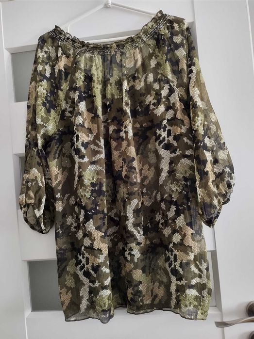 Tunika bluzka damska oversize moro 52