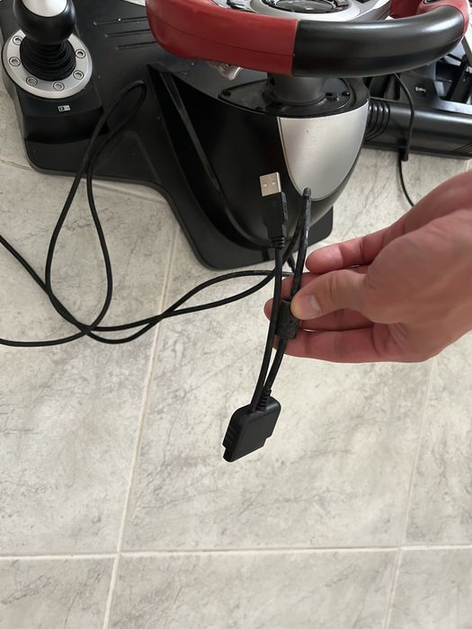 Logic3 Steering Wheel for PS2 and PC64284472251777121