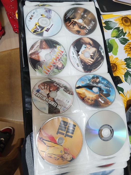 Capa organizadora de dvd's