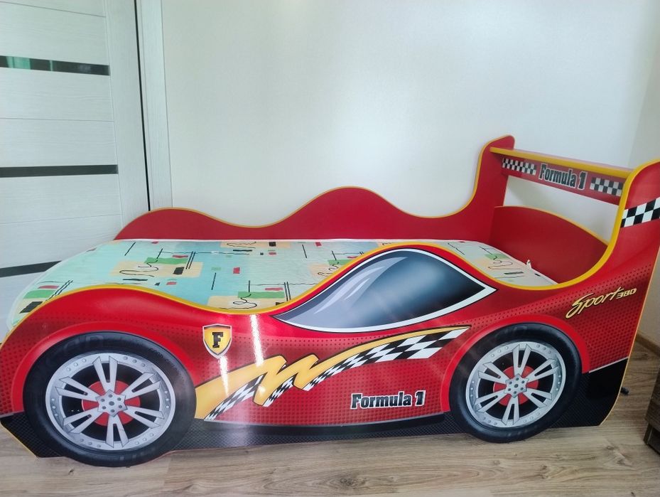Дитяче ліжко машинка Formula 1