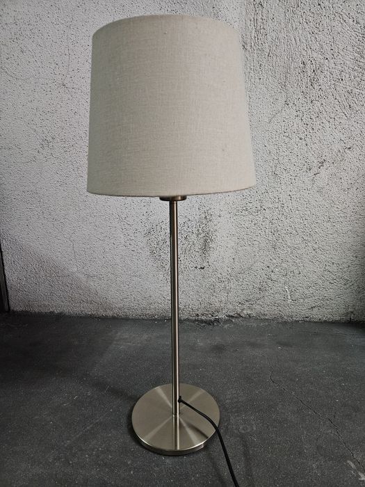 Candeeiro ikea c/ abajur creme