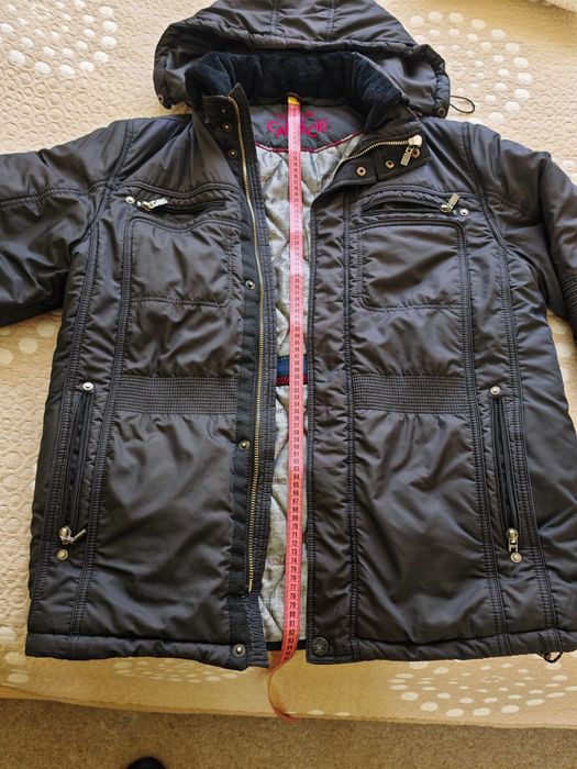 Курточка Зимова Осіння, Чоловіча, тепла, з капюшоном