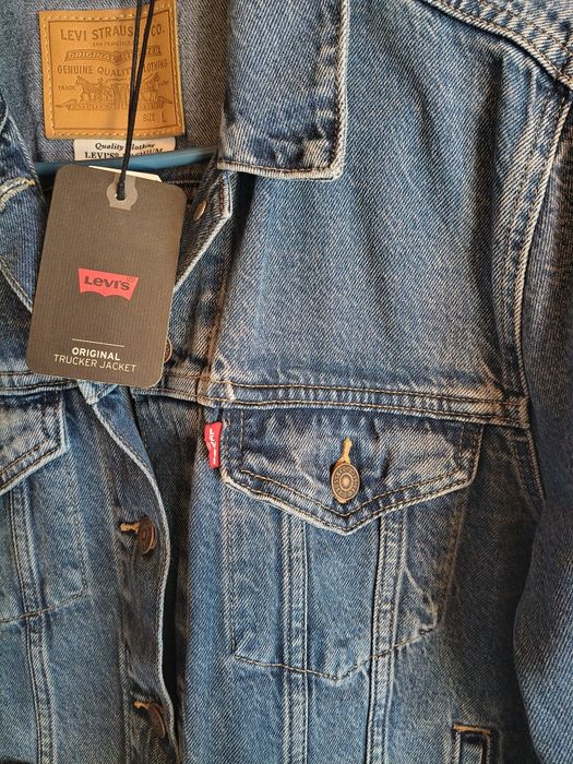 Nowa Kurtka Jeansowa Levi's Premium Original Trucker L Katanka z Metką