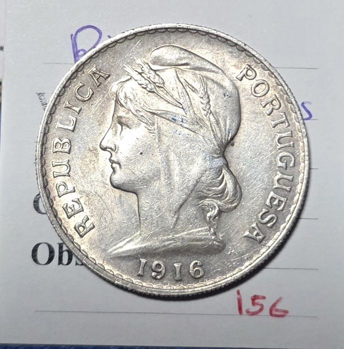 50 centavos 1916 bela