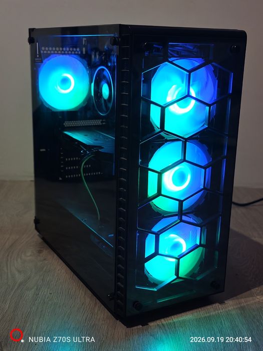 Komputer do gier Ryzen 5 PRO 4650G | RTX 2060 | 16GB | 2TB | 500W | ARGB | Win11