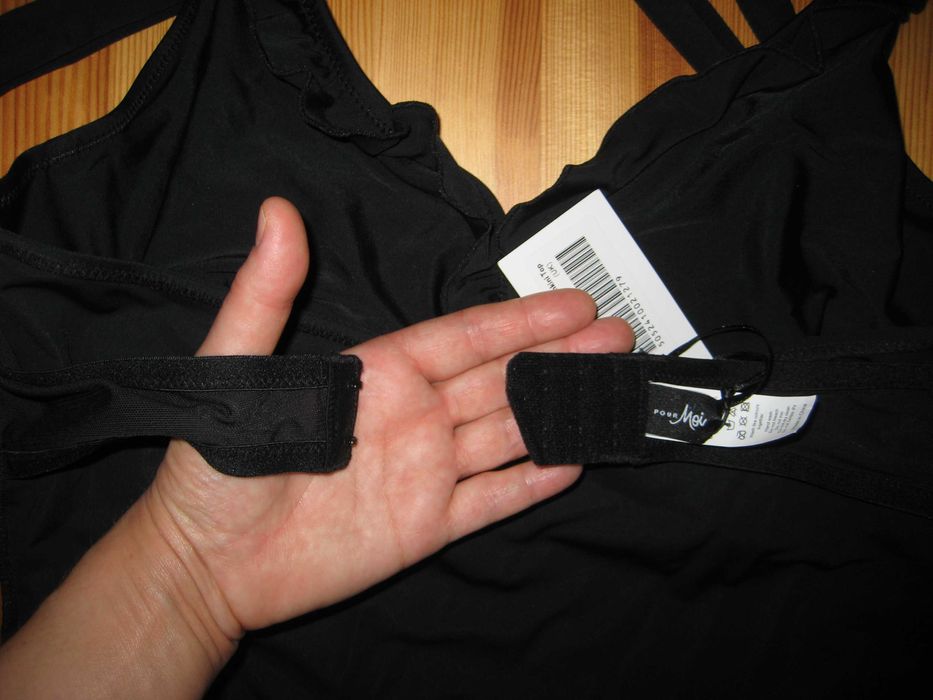 Pour Moi 80G 36F tankini góra stroju kąpiel. fiszbiny wbudow stanik