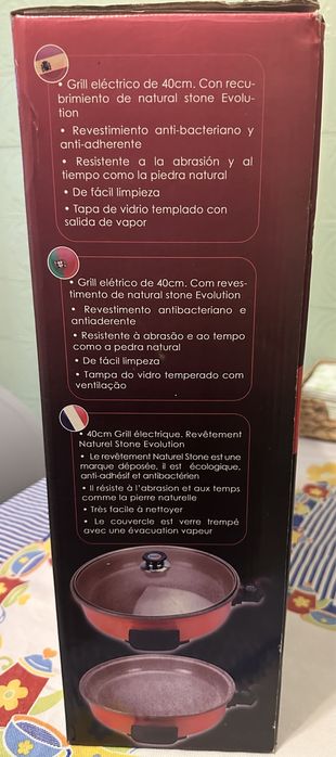 Grelhador eléctrico multifunções