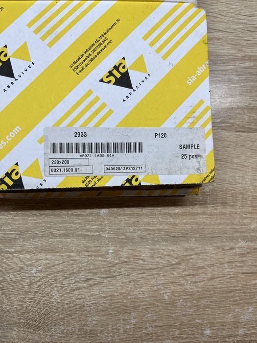 Papier ścierny KLINGSPOR 120