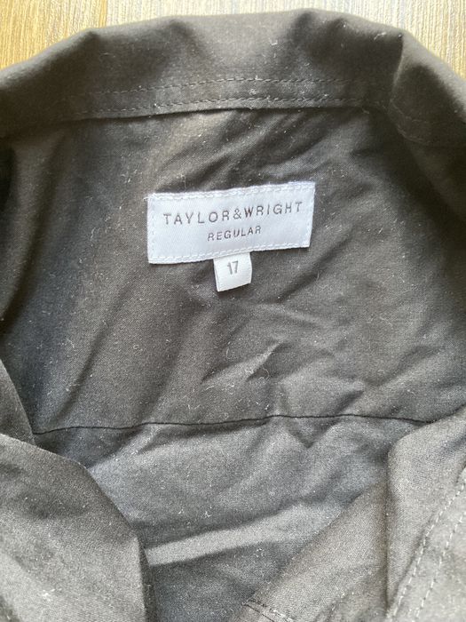 Czarna koszula męska kołnierzyk 43 cm xxxl 3 XL