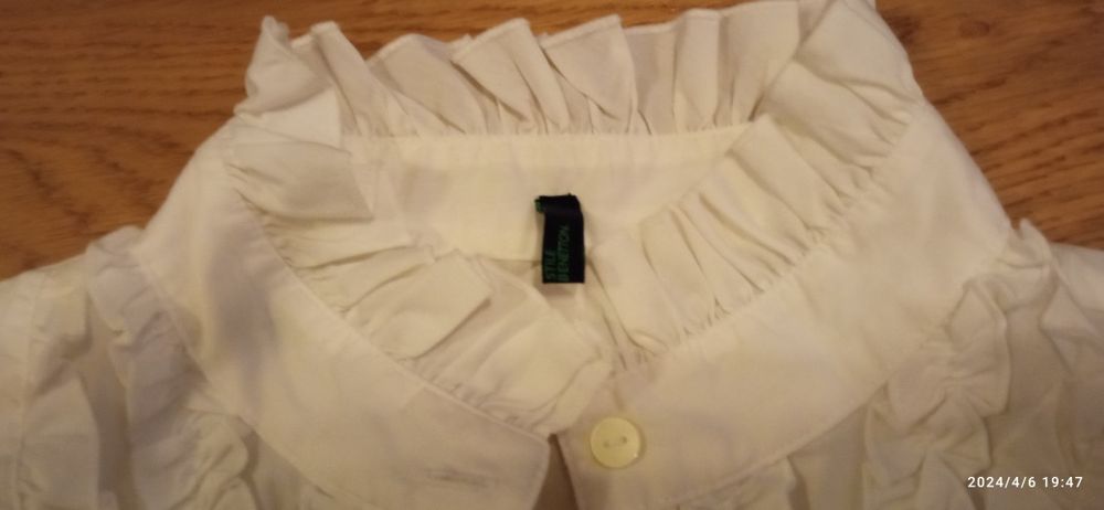 Biała bluzka Benetton  rozmiar S