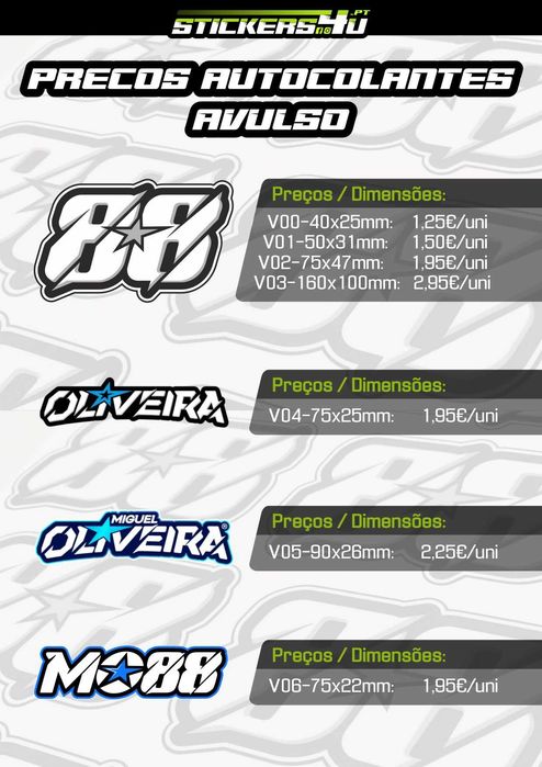 Autocolante Miguel Oliveira # 88