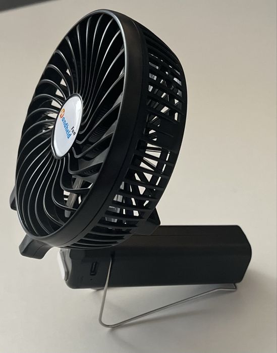 Gabless wentylator składany USB 3 biegi biurkowy podróż BRAK BATERII