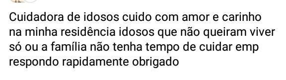 Casa de acolhimento com vagas