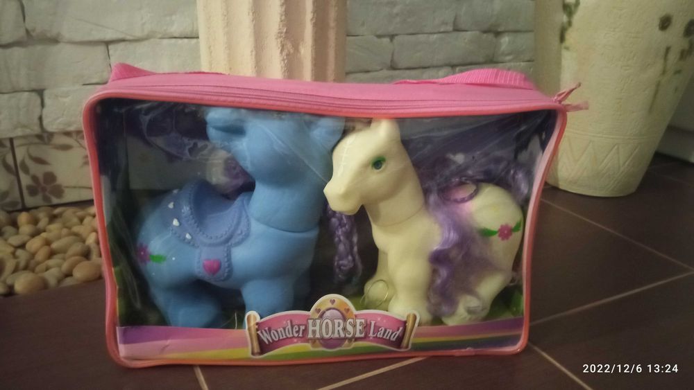 Kucyki duże w walizce