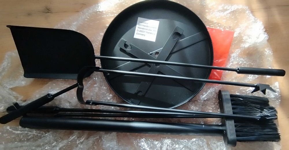 Stojak - Zestaw Kominkowy Outsunny