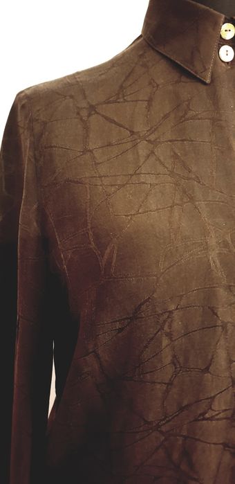 Bluzka koszula jedwabna cupro 42 44