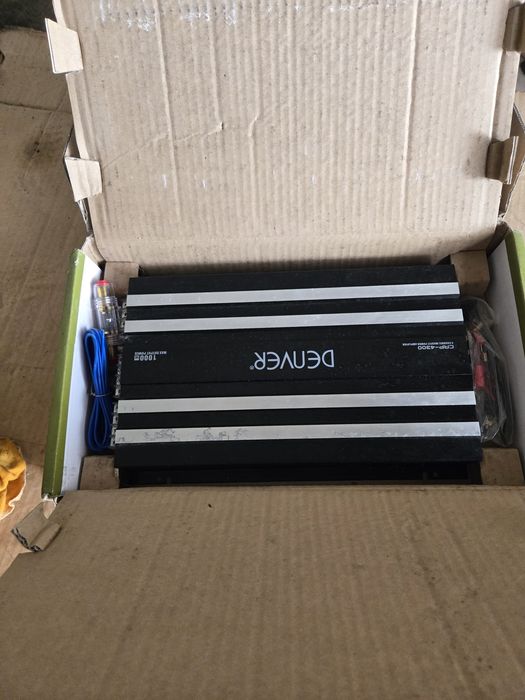 Amplificador Auto Denver CAP-4300 4 Canais – Nunca Usado
