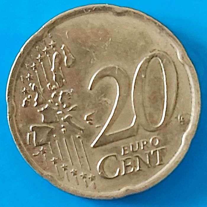 20 Cêntimos de 2002 Letra F,  da Alemanha