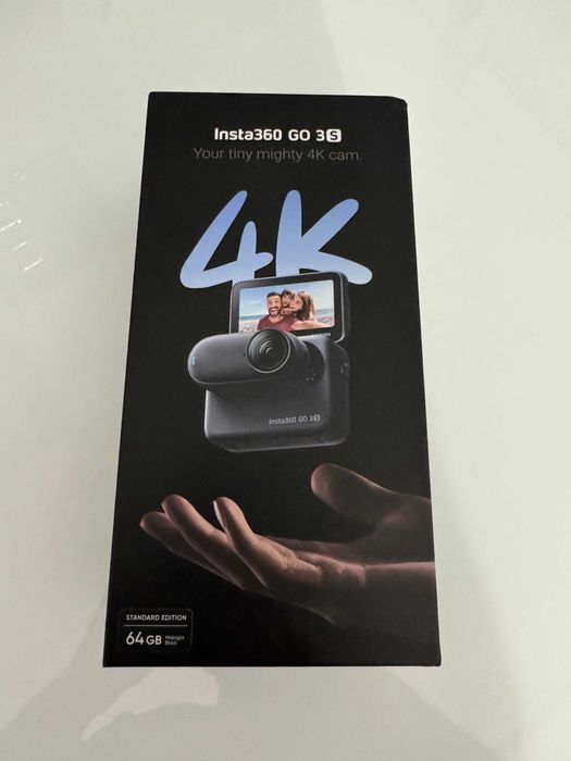 Insta 360 Go 3S 4K Standard Bundle 64GB Black + додаткові кріплення