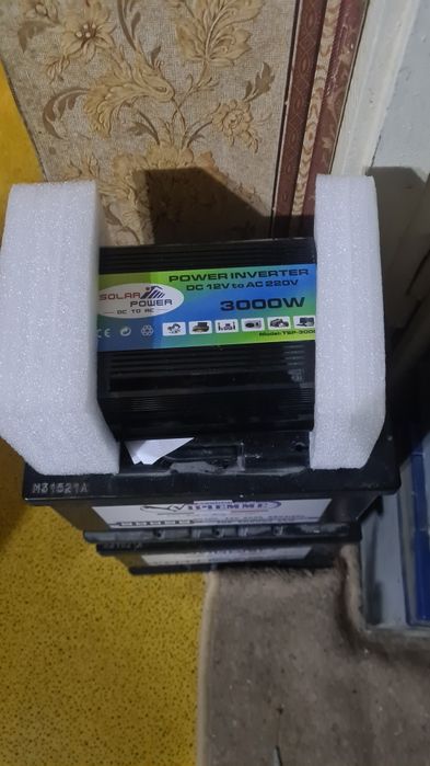 Инвертор 3000 w и аккумулятор (можно в комплекте