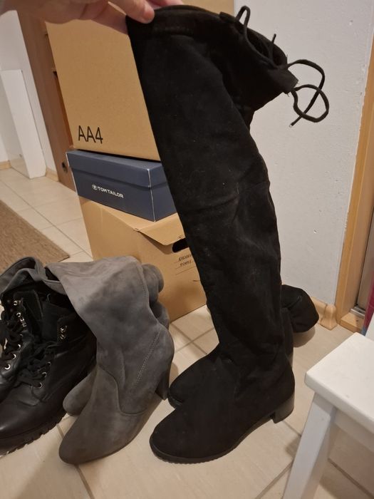 Buty damskie 38 kozaki botki muszkieterki balerinki