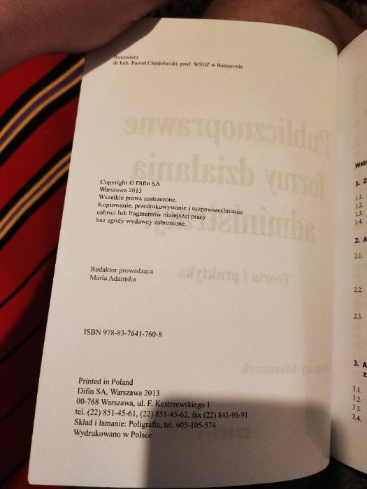 Publicznoprawne formy działania administracji, Andrzej Adamczyk