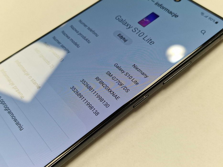 Samsung Galaxy S10 Lite/ 8GB/ 128GB/ Black/ czytaj uważnie opis