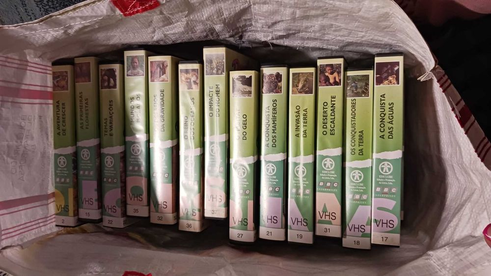 Coleção 26 VHS - Desafios da vida 5€ todos