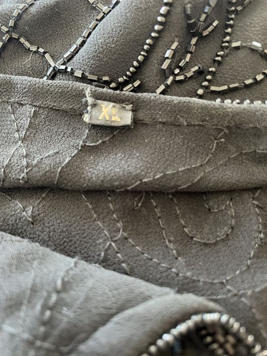 Narzutka. Szyfon z koralikami XL