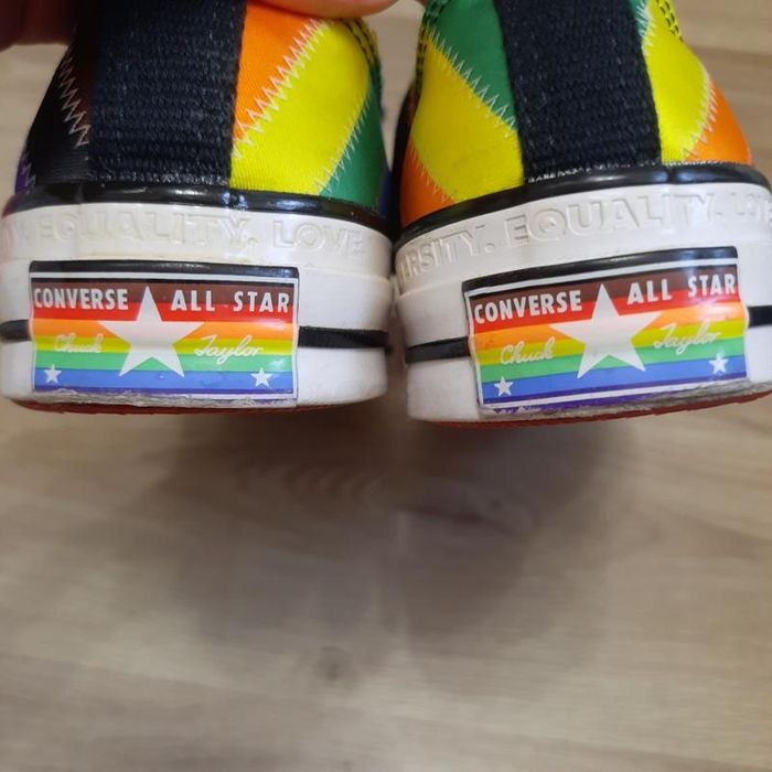 Кеди унісекс converse оригінал кольорові веселка лгбт прайд