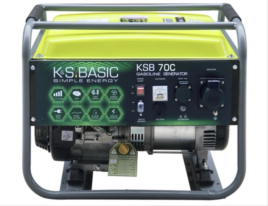 Бензиновий генератор K&S BASIC KSB 70C