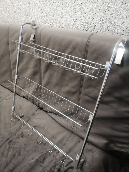 Wieszak suszarka półka chrom