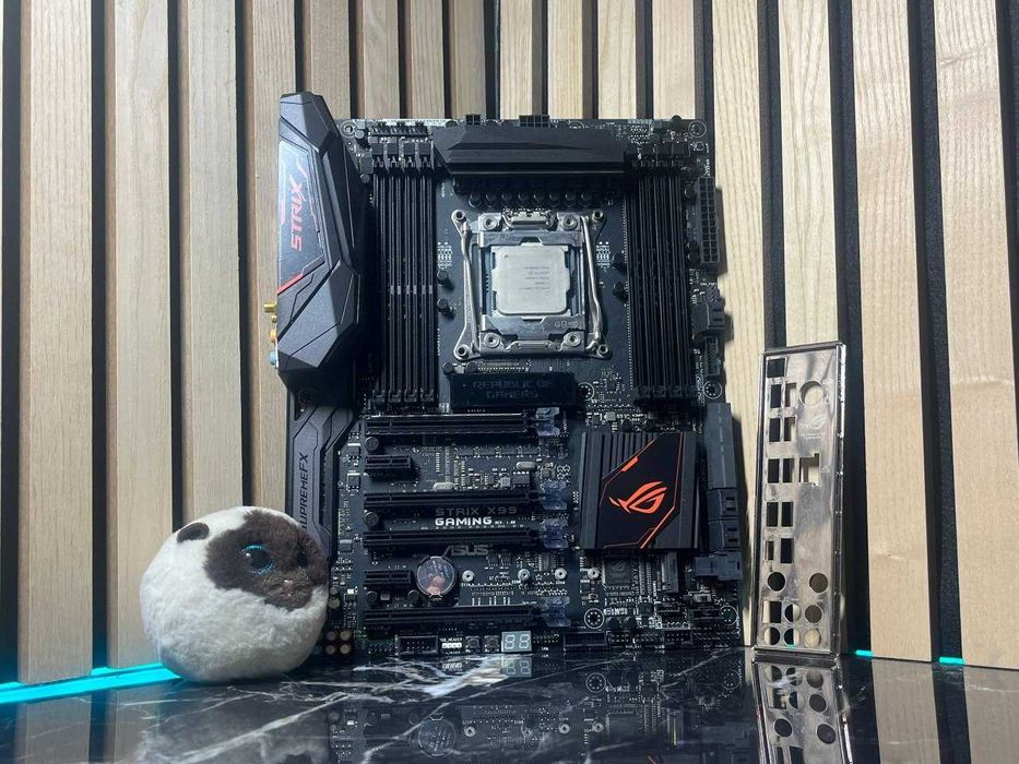 ‼️МАГАЗИН ‼️Х99 ASUS ROG STRIX + I7 6900K ‼️ Гарантія ‼️Комплект