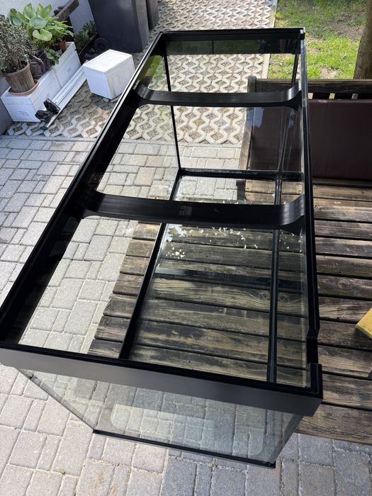 Akwarium Juwel Rio 350 czarne HeliaLux Spectrum