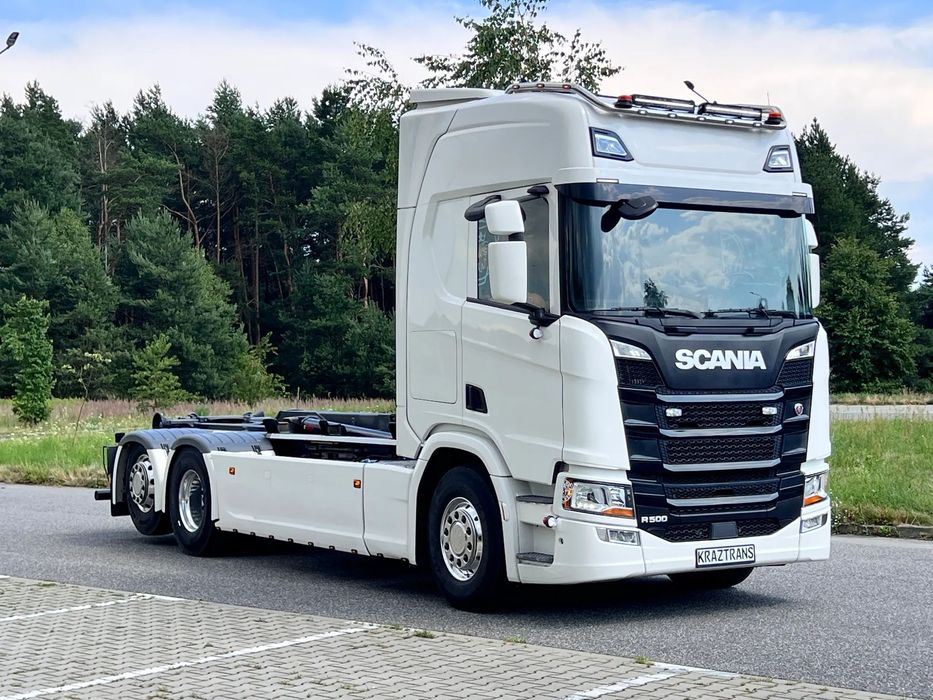 Scania Scania R500 hakowiec multilift hiab (Palfinger meiller) 6x2/4 21t  Scania R500 hakowiec multilift hiab (Palfinger meiller) 6x2/4 21t