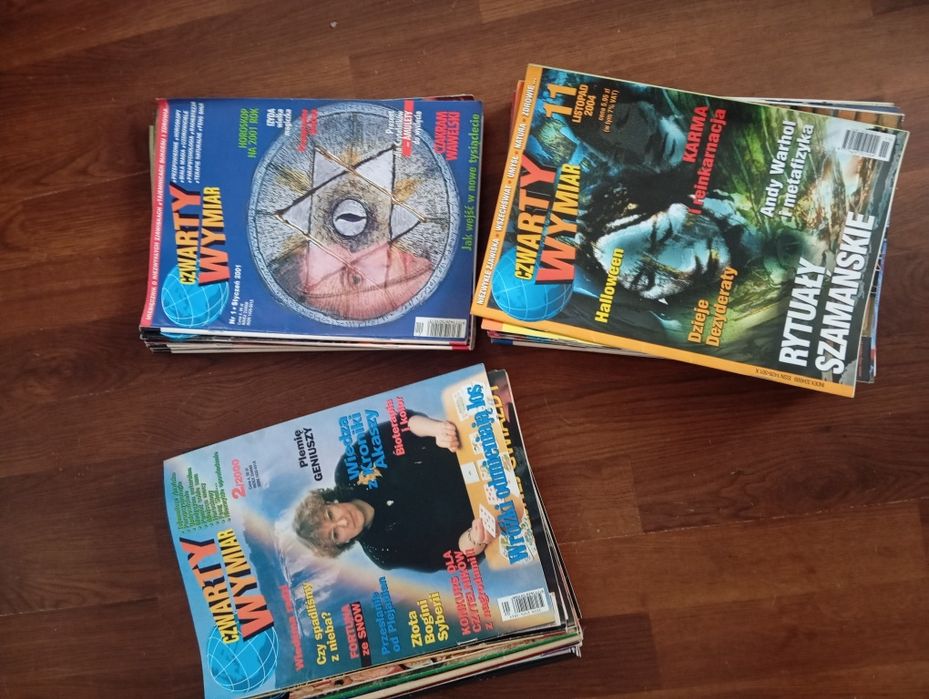 Czasopismo Czwarty Wymiar ezoteryka zjawiska paranienormalne astrolog