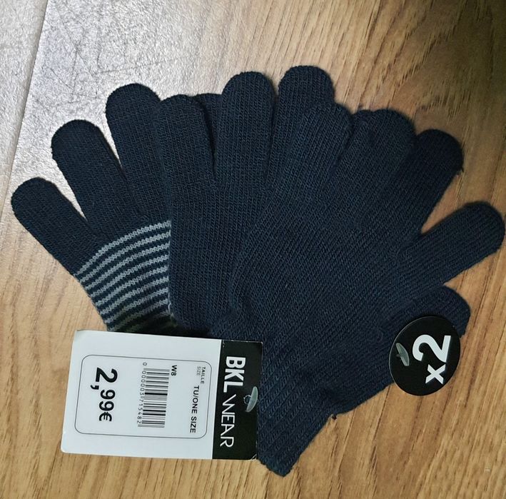 2 pary rękawiczek dla dziecka