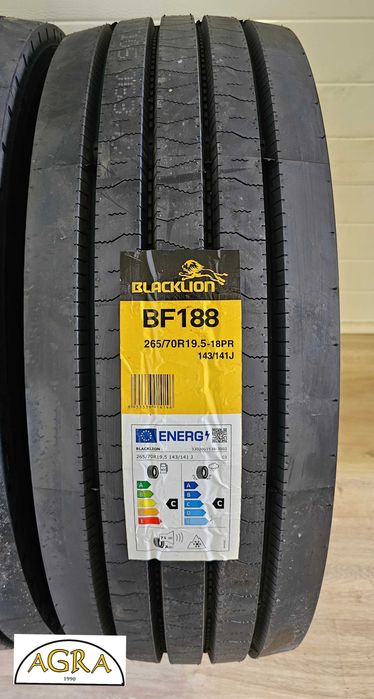 265/70R19.5 (800netto)  BLACKLION BLACK LION opona opony nowa napęd