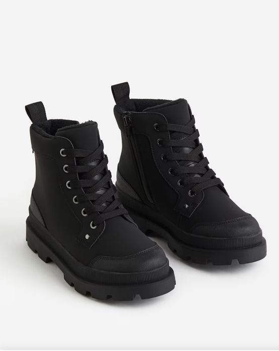 Демісезонні/зимові чоботи для хлопця від H&M, розмір 37 (23 см)